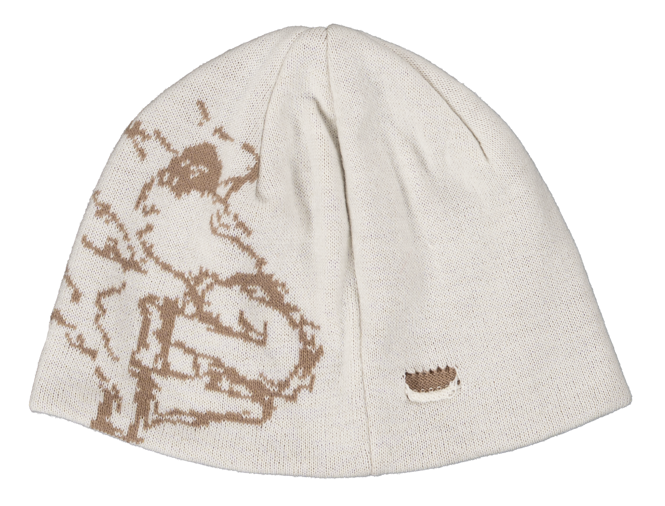 jacquard beanie Ivory